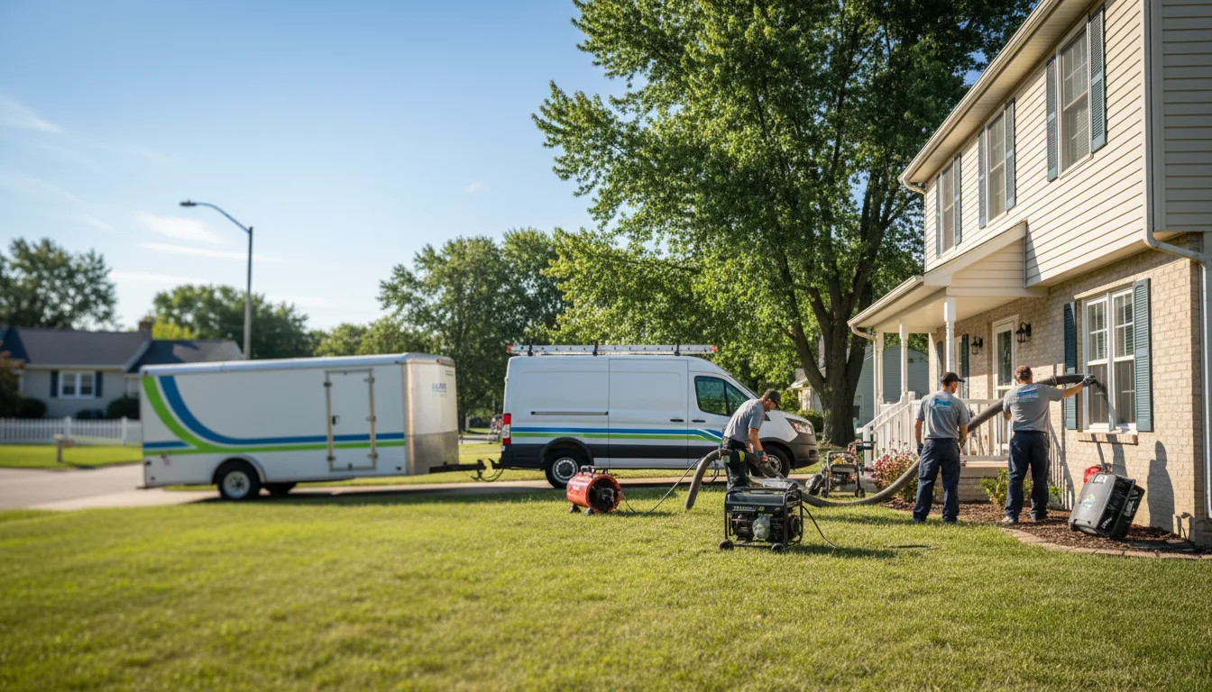 Flooded Basement Restoration And Cleanup With Repair in Fieldon, IL near me